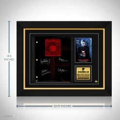 RARE-T Hellraiser Script Limited Signature Edition Studio Licensed Custom Frame Limited Edition Frames