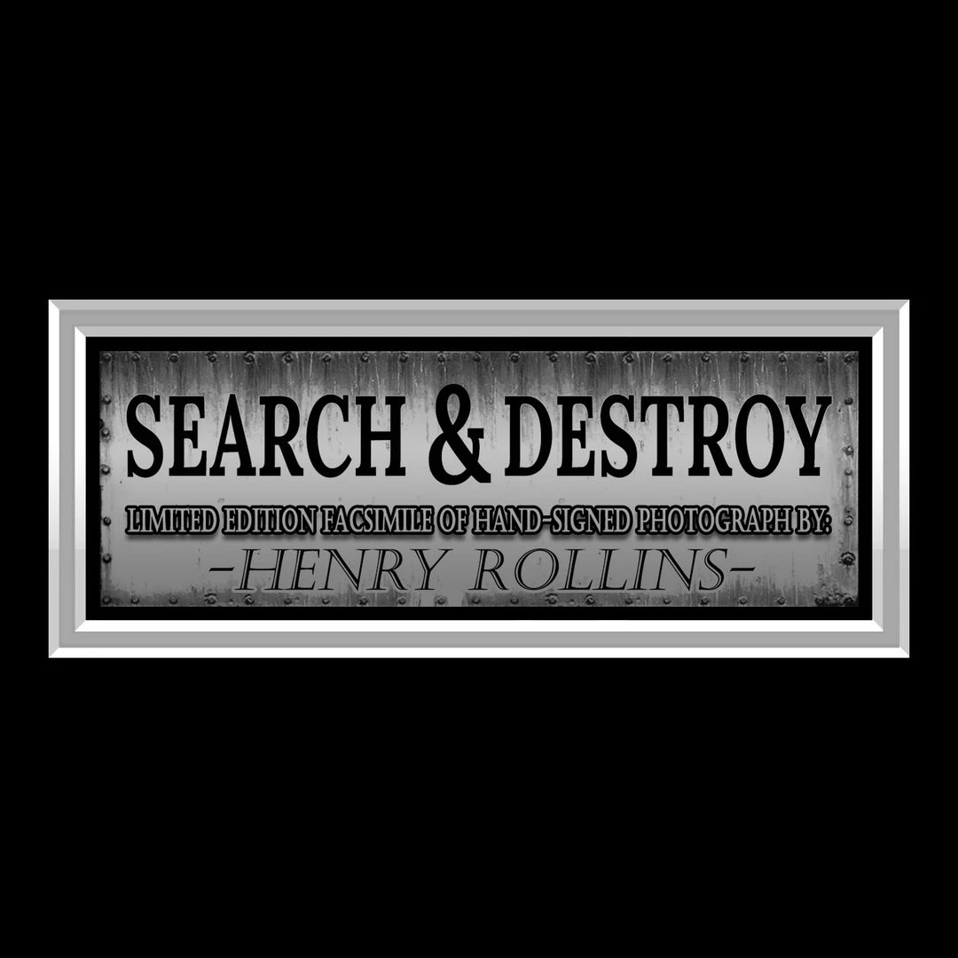 RARE-T Henry Rollins Photo Limited Signature Edition Studio Licensed Custom Frame Limited Edition Frames 5 RARE-T Henry Rollins Photo Limited Signature Edition Studio Licensed Custom Frame Limited Edition Frames