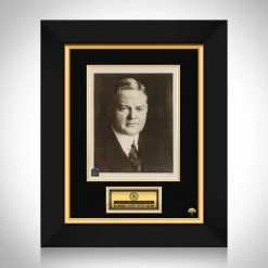 RARE-T Herbert Hoover Photo Limited Signature Edition Studio Licensed Custom Frame