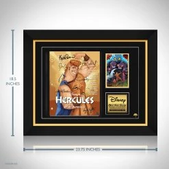 RARE-T Limited Edition Frames Hercules 1997 Script Limited Signature Edition Studio Licensed Custom Frame