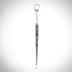 AZALEA Ready To Ship! 48 Hour Shipping! Harry Potter - Hermione Granger Wand Pewter Keychain