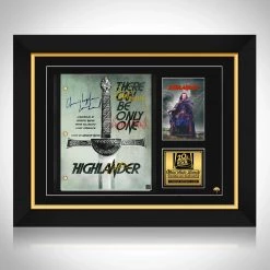 RARE-T Limited Edition Frames Highlander Script Limited Signature Edition Studio Licensed Custom Frame