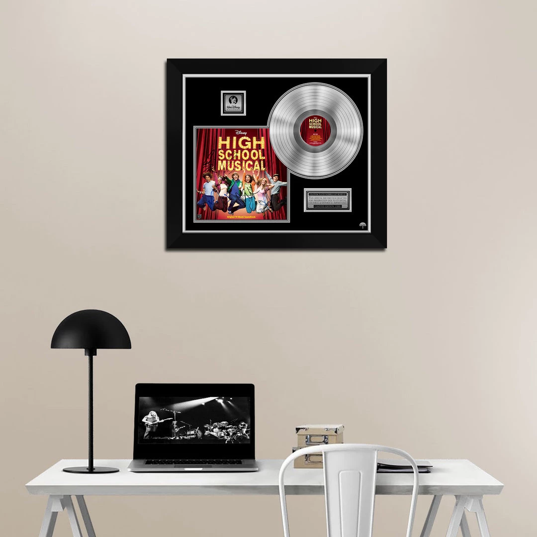 RARE-T Limited Edition Frames High School Musical - Original TV Movie Soundtrack Platinum LP Limited Signature Edition Studio Licensed Custom Frame 2 RARE-T Limited Edition Frames High School Musical - Original TV Movie Soundtrack Platinum LP Limited Signature Edition Studio Licensed Custom Frame