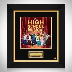 RARE-T High School Musical - Original TV Movie Soundtrack LP Cover Limited Signature Edition Studio Licensed Custom Frame Limited Edition Frames