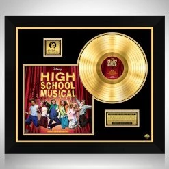 RARE-T Limited Edition Frames High School Musical - Original TV Movie Soundtrack Gold LP Limited Signature Edition Studio Licensed Custom Frame