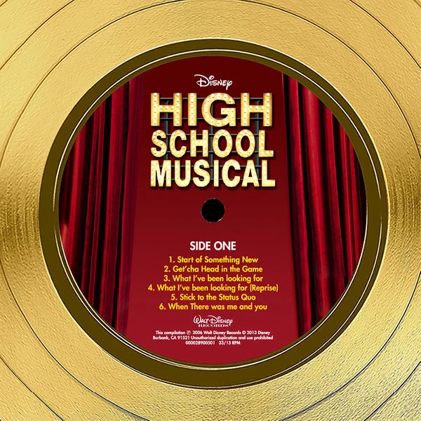 RARE-T Limited Edition Frames High School Musical - Original TV Movie Soundtrack Gold LP Limited Signature Edition Studio Licensed Custom Frame 7 RARE-T Limited Edition Frames High School Musical - Original TV Movie Soundtrack Gold LP Limited Signature Edition Studio Licensed Custom Frame