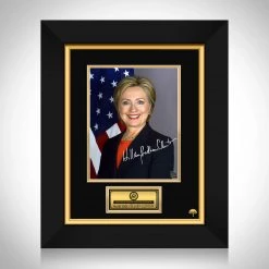 RARE-T Hillary Clinton Limited Signature Edition Studio Licensed Photo Custom Frame