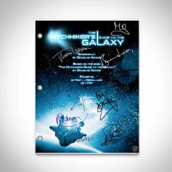RARE-T Limited Edition Frames The Hitchhiker’s Guide To The Galaxy Script Limited Signature Edition Studio Licensed Custom Frame
