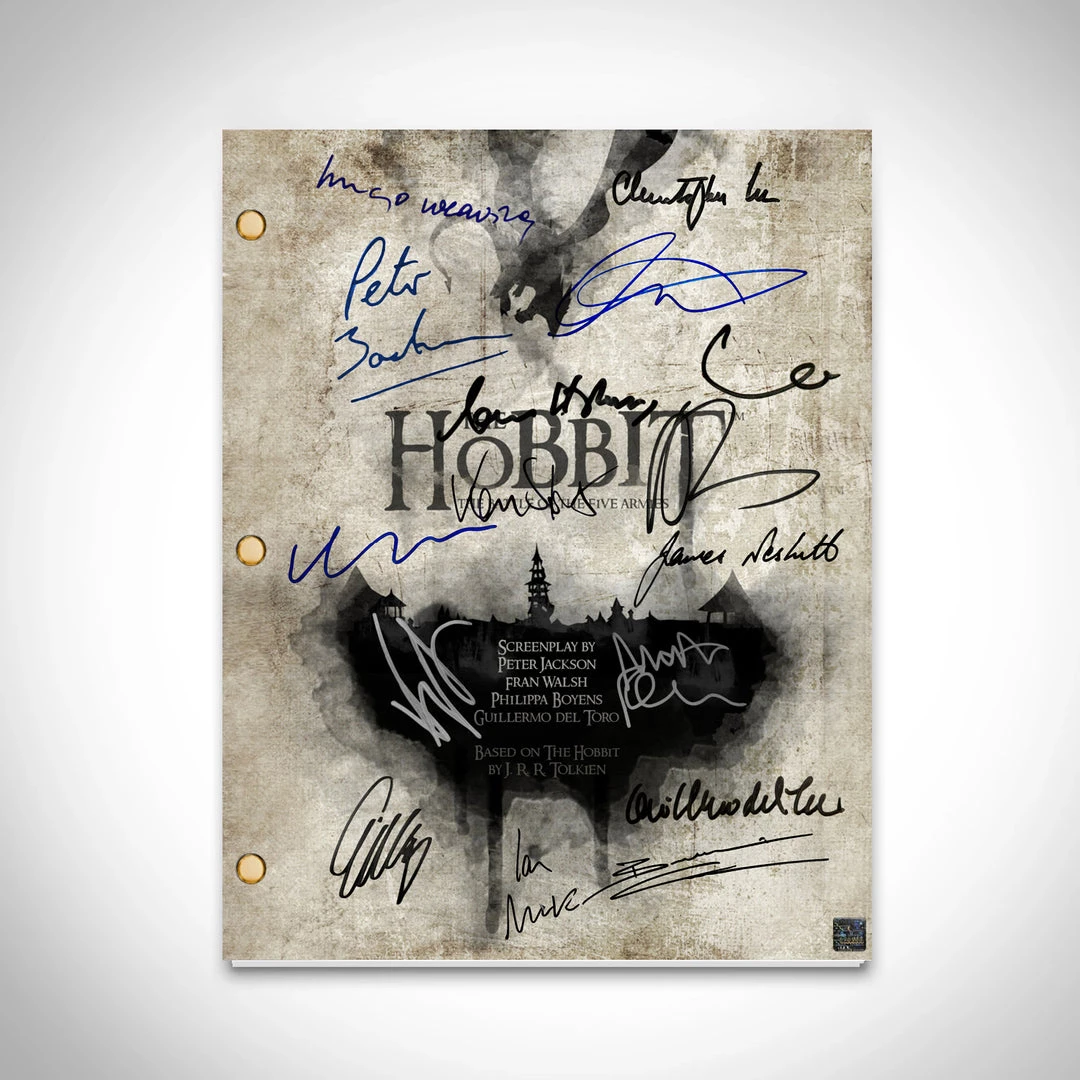 RARE-T The Hobbit Battle Of The Five Armies Script Limited Signature Edition Studio Licensed Custom Frame 2 RARE-T The Hobbit Battle Of The Five Armies Script Limited Signature Edition Studio Licensed Custom Frame