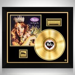 RARE-T Hole - Live Through This Gold LP Limited Signature Edition Studio Licensed Custom Frame Limited Edition Frames