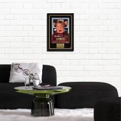 RARE-T Home Alone Mini Poster Limited Signature Edition Studio Licensed Custom Frame