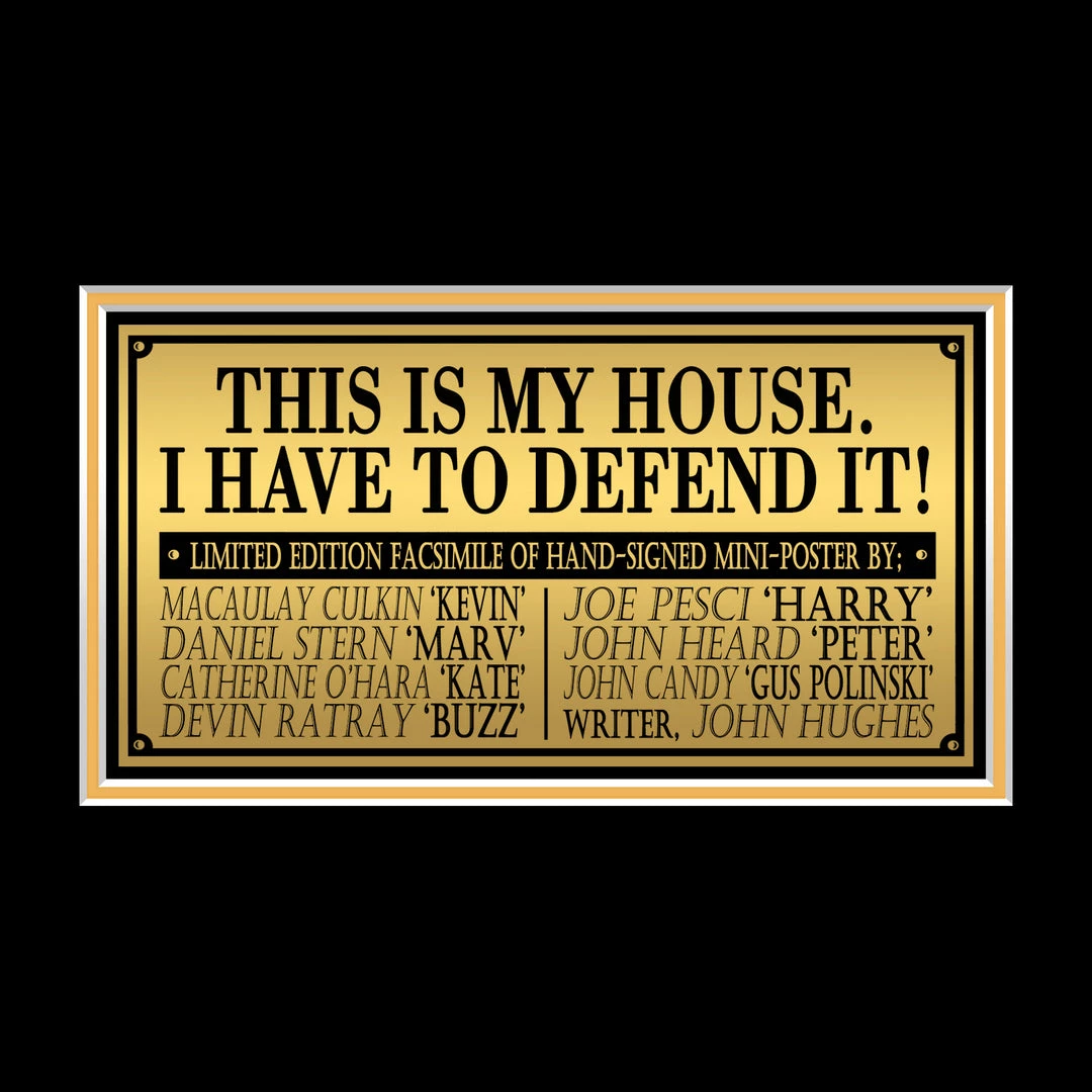 RARE-T Home Alone Mini Poster Limited Signature Edition Studio Licensed Custom Frame 6 RARE-T Home Alone Mini Poster Limited Signature Edition Studio Licensed Custom Frame