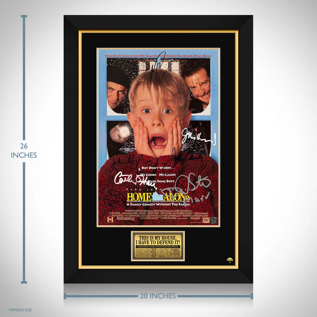 RARE-T Home Alone Mini Poster Limited Signature Edition Studio Licensed Custom Frame 3 RARE-T Home Alone Mini Poster Limited Signature Edition Studio Licensed Custom Frame