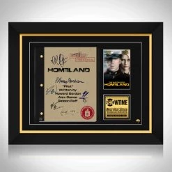 RARE-T Limited Edition Frames Homeland Transcript Limited Signature Edition Studio Licensed Custom Frame