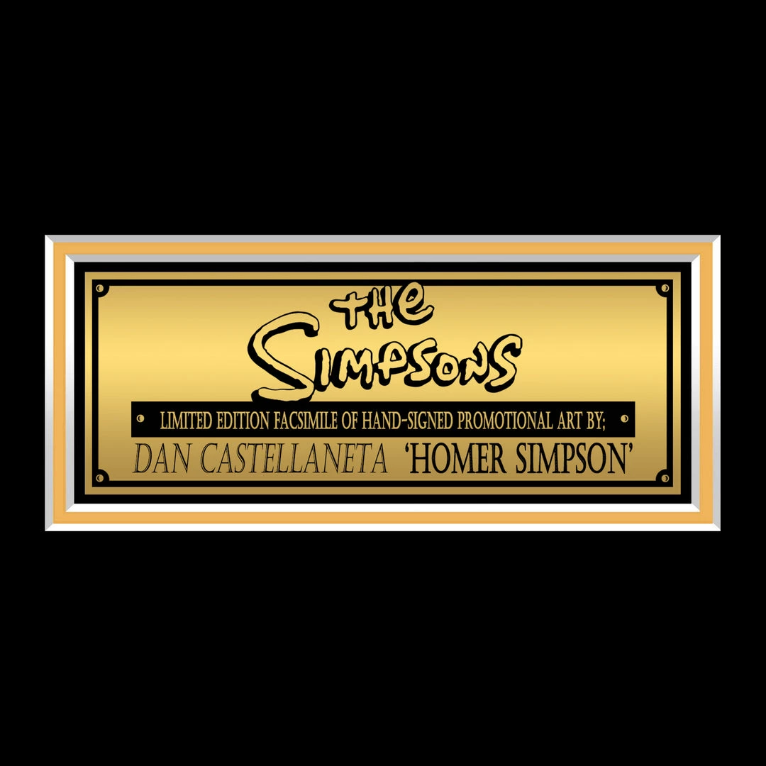 RARE-T The Simpsons - Homer Limited Signature Edition Studio Licensed Photo Custom Frame Limited Edition Frames 3 RARE-T The Simpsons - Homer Limited Signature Edition Studio Licensed Photo Custom Frame Limited Edition Frames