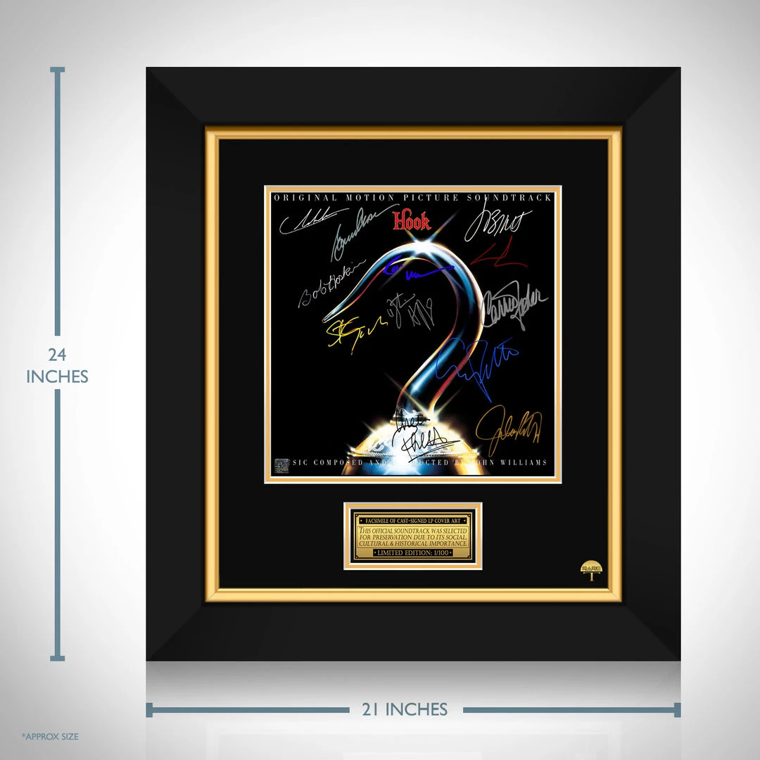 RARE-T Limited Edition Frames Hook! - Original Motion Picture Soundtrack LP Cover Limited Signature Edition Studio Licensed Custom Frame 3 RARE-T Limited Edition Frames Hook! - Original Motion Picture Soundtrack LP Cover Limited Signature Edition Studio Licensed Custom Frame
