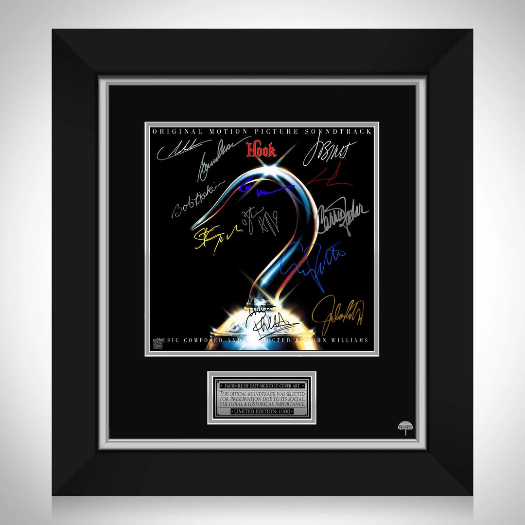 RARE-T Limited Edition Frames Hook! - Original Motion Picture Soundtrack LP Cover Limited Signature Edition Studio Licensed Custom Frame 8 RARE-T Limited Edition Frames Hook! - Original Motion Picture Soundtrack LP Cover Limited Signature Edition Studio Licensed Custom Frame
