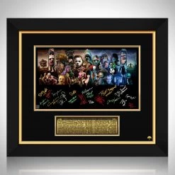RARE-T Horror Legends Mini Poster Limited Signature Edition Custom Frame