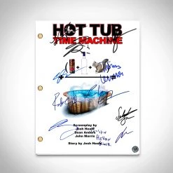RARE-T Hot Tub Time Machine Script Limited Signature Edition Studio Licensed Custom Frame