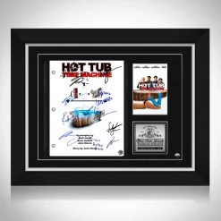 RARE-T Hot Tub Time Machine Script Limited Signature Edition Studio Licensed Custom Frame