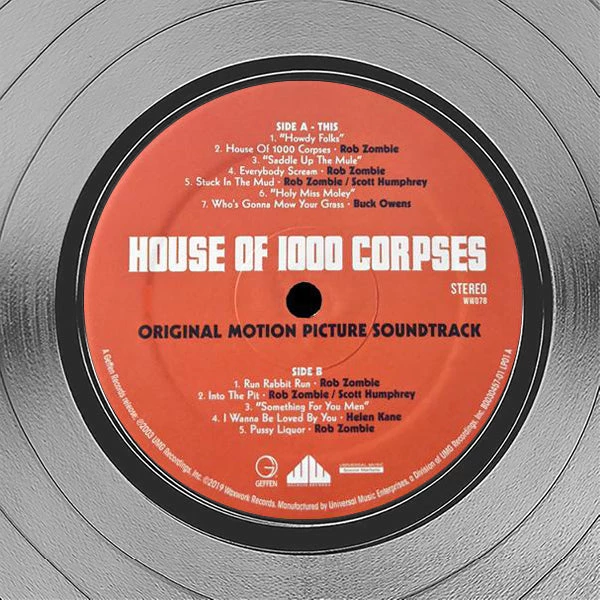 RARE-T House Of 1000 Corpses - Soundtrack Platinum LP Limited Signature Edition Studio Licensed Custom Frame Limited Edition Frames 6 RARE-T House Of 1000 Corpses - Soundtrack Platinum LP Limited Signature Edition Studio Licensed Custom Frame Limited Edition Frames