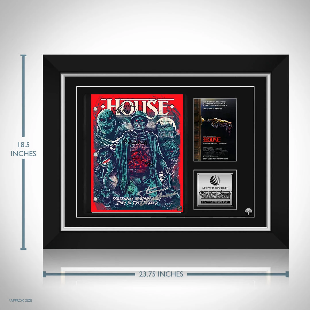 RARE-T House 1985-86 Transcript Limited Signature Edition Studio Licensed Custom Frame Limited Edition Frames 3 RARE-T House 1985-86 Transcript Limited Signature Edition Studio Licensed Custom Frame Limited Edition Frames