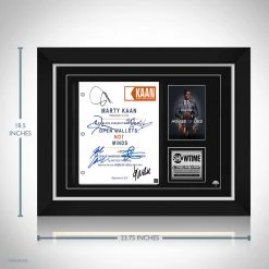 RARE-T House Of Lies Script Limited Signature Edition Studio Licensed Custom Frame