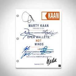 RARE-T House Of Lies Script Limited Signature Edition Studio Licensed Custom Frame