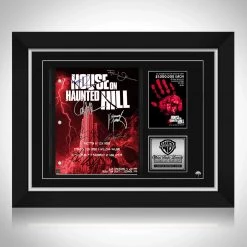 RARE-T House On Haunted Hill 1999 Script Limited Signature Edition Studio Licensed Custom Frame