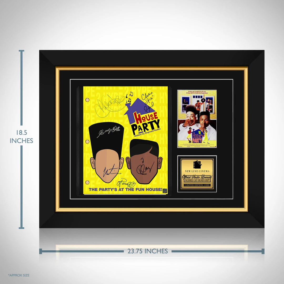 RARE-T House Party Transcript Limited Signature Edition Studio Licensed Custom Frame Limited Edition Frames 3 RARE-T House Party Transcript Limited Signature Edition Studio Licensed Custom Frame Limited Edition Frames