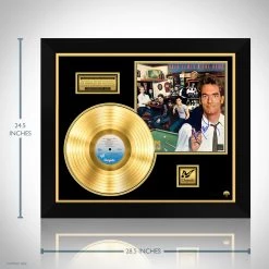 RARE-T Huey Lewis And The News Sports Gold LP Limited Signature Edition Studio Licensed Custom Frame