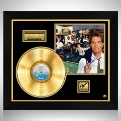 RARE-T Huey Lewis And The News Sports Gold LP Limited Signature Edition Studio Licensed Custom Frame