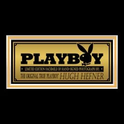 RARE-T Playboy - Hugh Hefner Photo Limited Signature Edition Studio Licensed Custom Frame 11 RARE-T Playboy - Hugh Hefner Photo Limited Signature Edition Studio Licensed Custom Frame