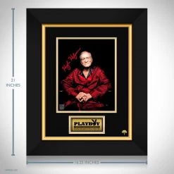 RARE-T Playboy - Hugh Hefner Photo Limited Signature Edition Studio Licensed Custom Frame 9 RARE-T Playboy - Hugh Hefner Photo Limited Signature Edition Studio Licensed Custom Frame