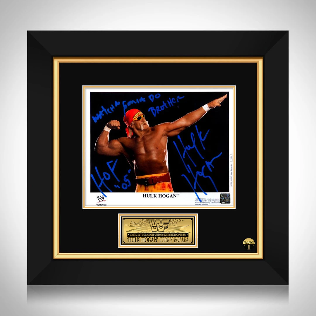 RARE-T Sports Memorabilia Hulk Hogan Limited Signature Edition Studio Licensed Custom Frame 1 RARE-T Sports Memorabilia Hulk Hogan Limited Signature Edition Studio Licensed Custom Frame