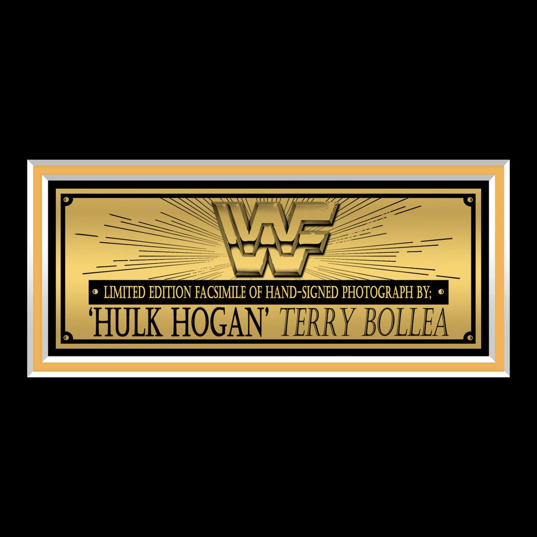 RARE-T Sports Memorabilia Hulk Hogan Limited Signature Edition Studio Licensed Custom Frame 5 RARE-T Sports Memorabilia Hulk Hogan Limited Signature Edition Studio Licensed Custom Frame