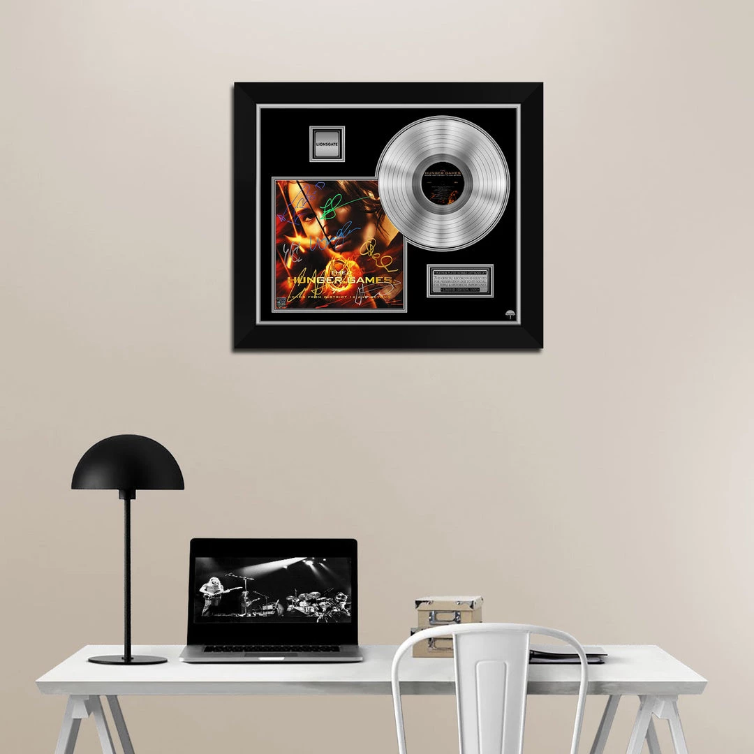 RARE-T Limited Edition Frames Hunger Games - Soundtrack Platinum LP Limited Signature Edition Studio Licensed Custom Frame 2 RARE-T Limited Edition Frames Hunger Games - Soundtrack Platinum LP Limited Signature Edition Studio Licensed Custom Frame