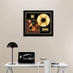 RARE-T Limited Edition Frames Hunger Games - Soundtrack Gold LP Limited Signature Edition Studio Licensed Custom Frame