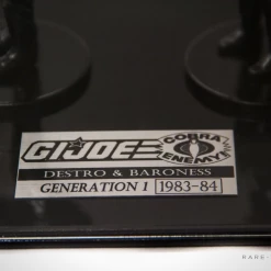 Collectible Statues Rare-T Exclusive '1983-84 Gi Joe - Destro & Baroness' Museum Display