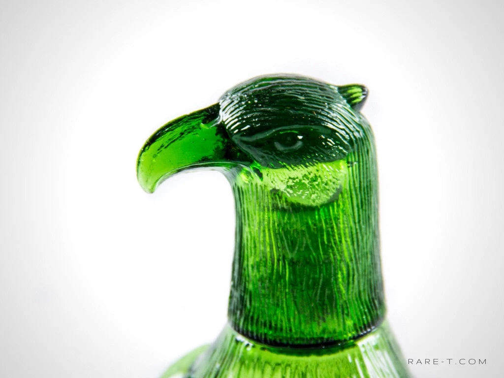 RARE-T Barware & Signs American Bald Eagle Green Glass Vintage Decanter/Statue 3 RARE-T Barware & Signs American Bald Eagle Green Glass Vintage Decanter/Statue