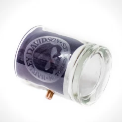 Barware & Signs Handmade 'Bullet - Harley-Davidson Skull' Etched Rock Glass