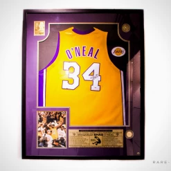 Rare-T Exclusive 'Shaquille O'Neal - Hand-Signed Nba Jersey' Custom Shadow Box Frame Sports Memorabilia 7 Rare-T Exclusive 'Shaquille O'Neal - Hand-Signed Nba Jersey' Custom Shadow Box Frame Sports Memorabilia