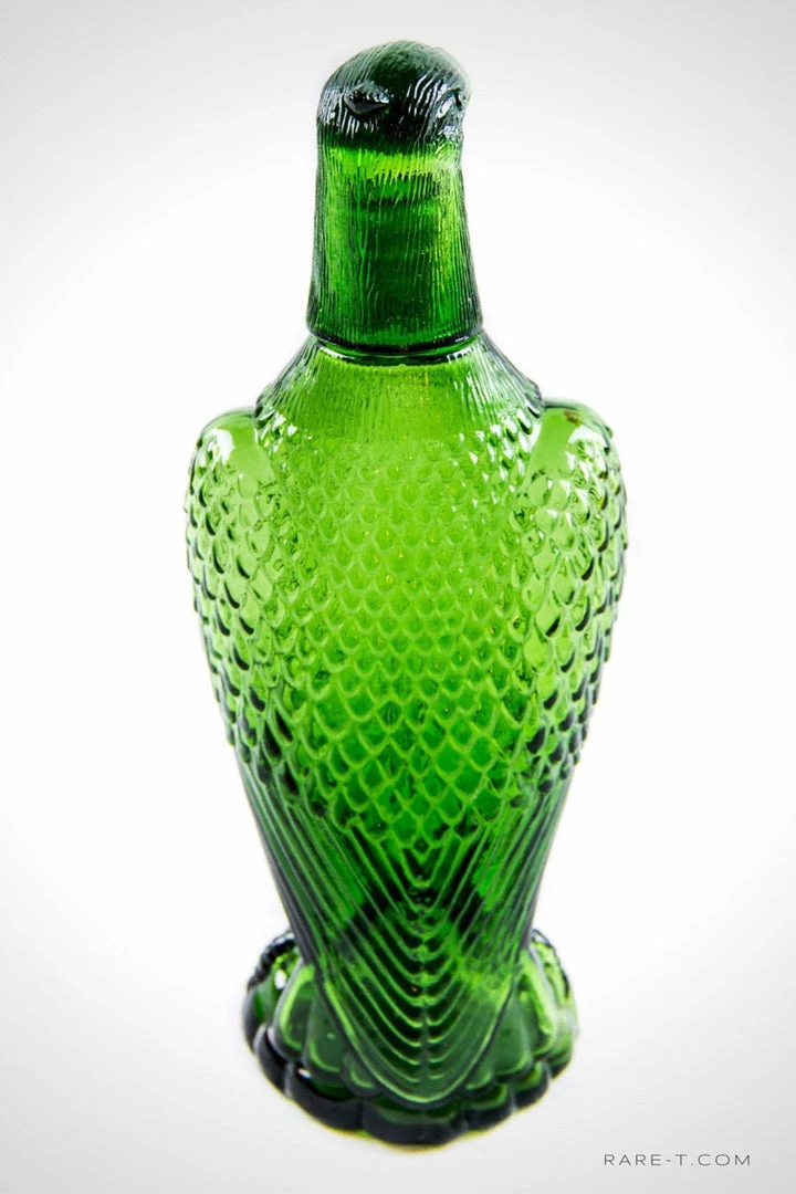 RARE-T Barware & Signs American Bald Eagle Green Glass Vintage Decanter/Statue 4 RARE-T Barware & Signs American Bald Eagle Green Glass Vintage Decanter/Statue