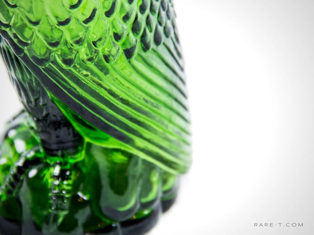 RARE-T Barware & Signs American Bald Eagle Green Glass Vintage Decanter/Statue 7 RARE-T Barware & Signs American Bald Eagle Green Glass Vintage Decanter/Statue