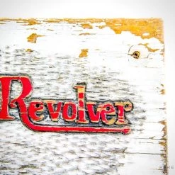 RARE-T The Silver King .32 Caliber Revolver Gun Dealer/General Store Original Wood Plank Sign