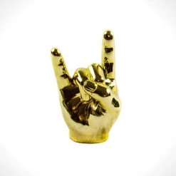 RARE-T Handcrafted 24K 'I Wanna Rock' Statue Collectible Statues