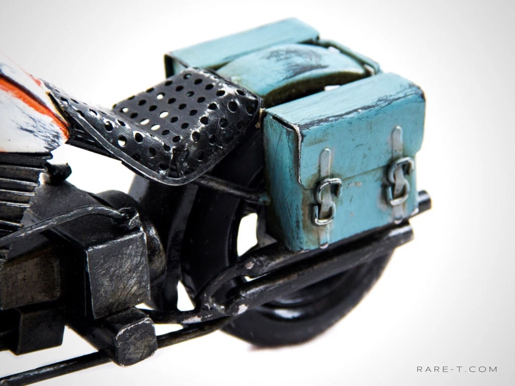 RARE-T Collectible Statues Vintage Handmade 'Easy Rider-Harley Davidson Chopper' Metal Toy Motorcycle 5 RARE-T Collectible Statues Vintage Handmade 'Easy Rider-Harley Davidson Chopper' Metal Toy Motorcycle