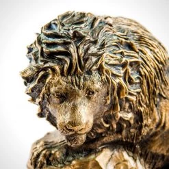 RARE-T Vintage 'Lã–Wenbrã„U-Lion' Beer Bottle Bar-Back Display/Advertisement