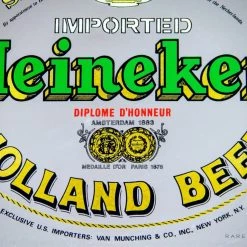 RARE-T Original Vintage 'Heineken Amsterdam/Holland Beer' Bar Mirror/Advertisement