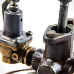 RARE-T Handmade Large 'Steampunk-Industrial Art' Lamp Furniture & Lighting